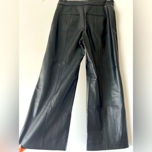 Faux leather gaucho pants Ann Taylor 00P worn once ☝️